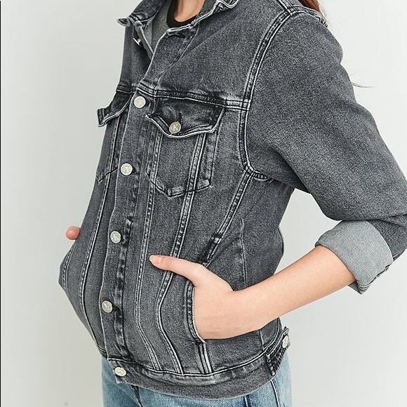 Calvin Klein Jackets & Blazers - CALVIN KLEIN | GREY JEAN JACKET